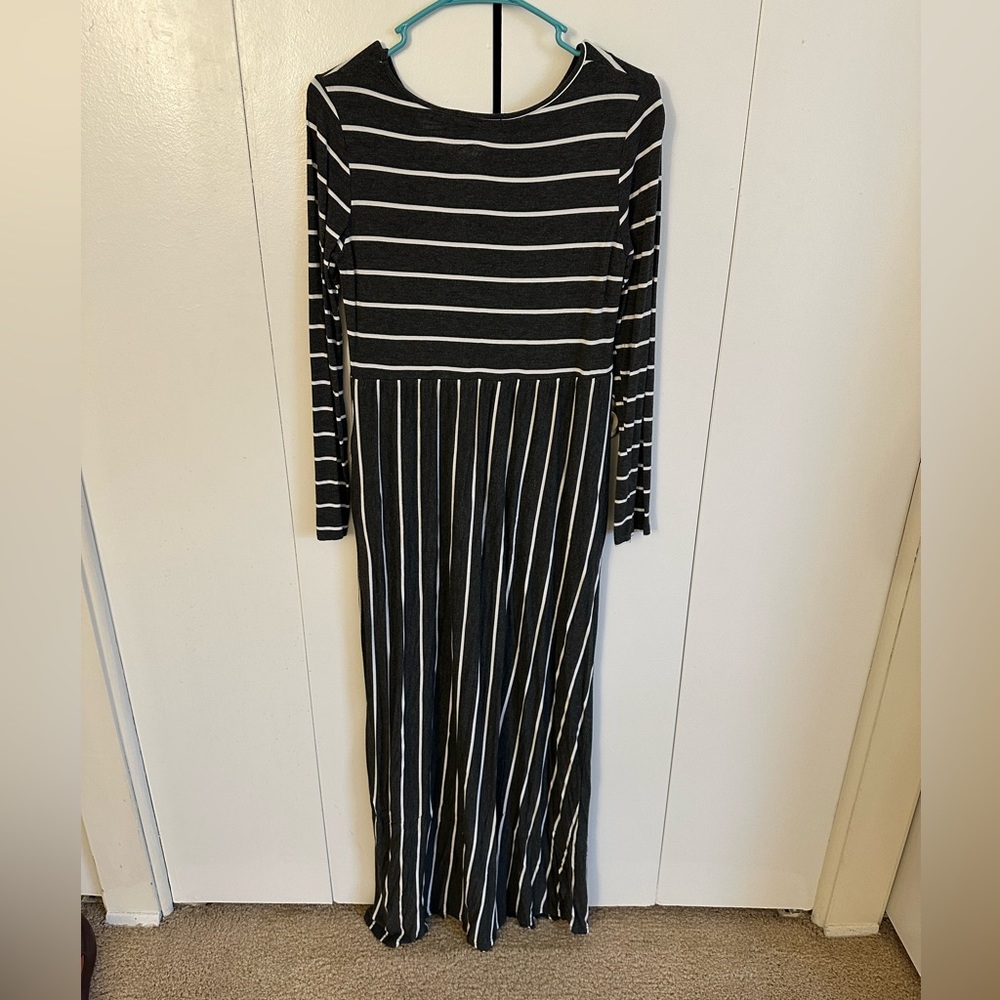 Striped Maxi Dress